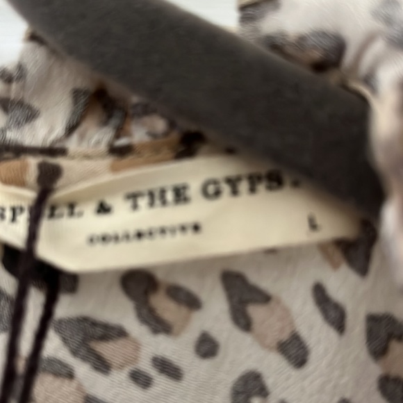 ❤️🐆NWT Spell & The Gypsy Frankie Tunic Sz L Leopard Print~🐆❤️ - Picture 4 of 15